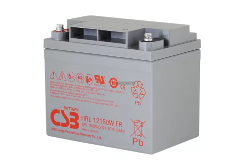 Zselés akkumulátor CSB HRL12150W (12V 36Ah)