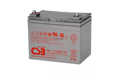 Zselés akkumulátor CSB HRL12150WG (12V 36Ah)
