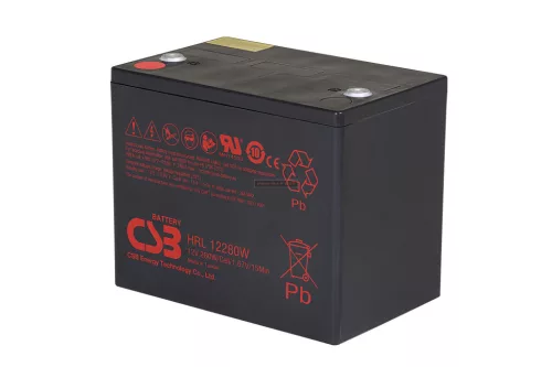 Zselés akkumulátor CSB HRL12280W (12V 70Ah)
