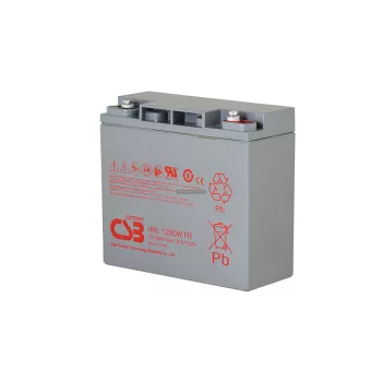Zselés akkumulátor CSB HRL1280W (12V 20Ah)