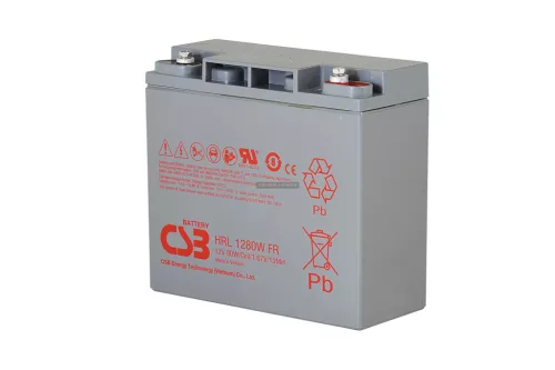 Zselés akkumulátor CSB HRL1280W (12V 20Ah)