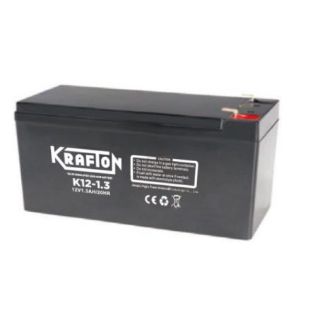 Krafton 12V 1.3Ah zselés akkumulátor 