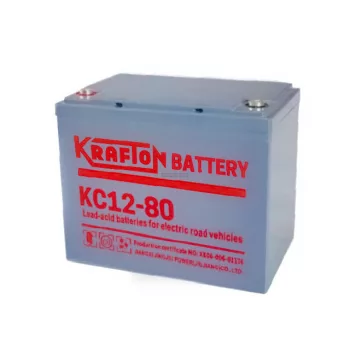 Krafton 12V 80Ah zselés akkumulátor