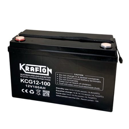 Krafton 12V 100Ah zselés akkumulátor