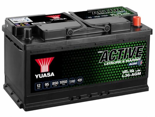 Yuasa AGM 12V 95Ah munka akkumulátor 