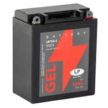 Landport GEL-LB12A-3 motorakkumulátor, 12V 12Ah, 170A