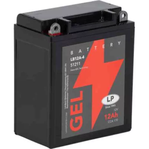 Landport GEL-LB12A-4 motorakkumulátor, 12V 12Ah, 170A