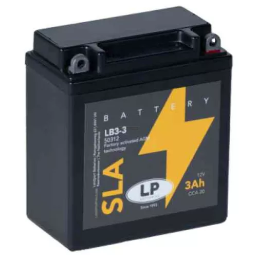 Landport SLA-LB3-3 motorakkumulátor, 12V 3Ah, 20A