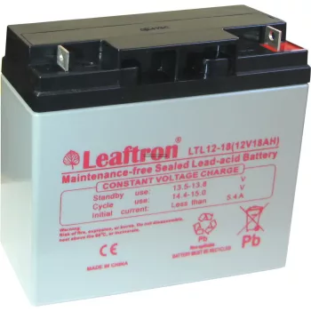 Zselés akkumulátor Leaftron LTL12-18 (12V 18Ah)