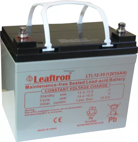 Zselés akkumulátor Leaftron LTL12-35 (12V 35Ah)