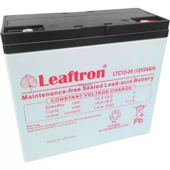 Zselés akkumulátor Leaftron LTC12-24 (12V 24Ah