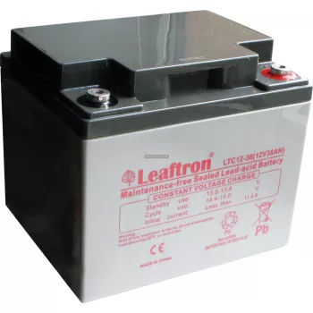 Zselés akkumulátor Leaftron LTC12-38 (12V 38Ah)