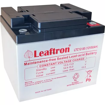 Zselés akkumulátor Leaftron LTC12-50 (12V/50Ah)