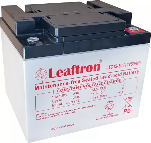Zselés akkumulátor Leaftron LTC12-50 (12V/50Ah)