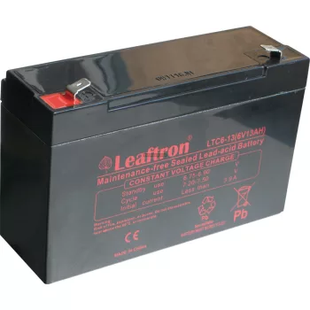 Zselés akkumulátor Leaftron LTC6-13 T2 (6V 13Ah)