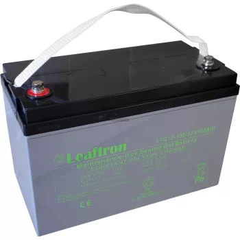 Zselés akkumulátor Leaftron LTG12-100L (12V/100Ah)