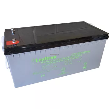 Zselés akkumulátor Leaftron LTG12-250 (12V/250Ah)
