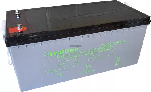 Zselés akkumulátor Leaftron LTG12-250 (12V/250Ah)