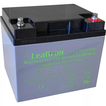 Zselés akkumulátor Leaftron LTG12-40 (12V/40Ah)
