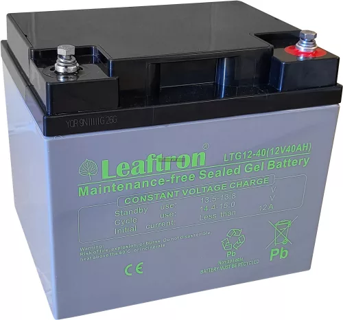Zselés akkumulátor Leaftron LTG12-40 (12V/40Ah)