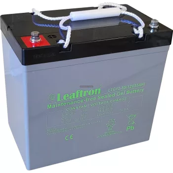 Zselés akkumulátor Leaftron LTG12-55 (12V/55Ah)