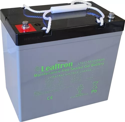 Zselés akkumulátor Leaftron LTG12-55 (12V/55Ah)
