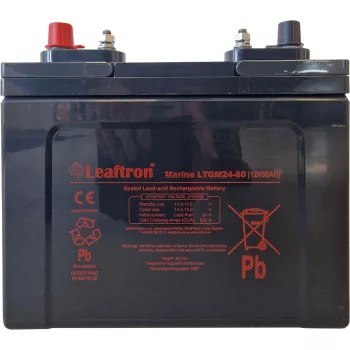 Zselés akkumulátor Leaftron LTGM24-80 (12V/80Ah)