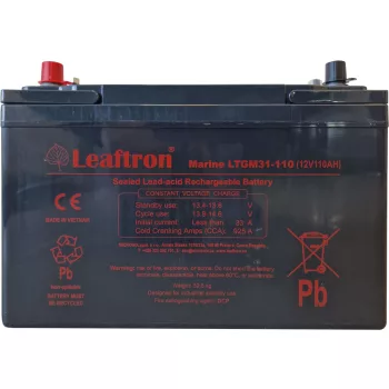 Zselés akkumulátor Leaftron LTGM31-110 (12V/110Ah)
