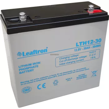 Lítium akkumulátor Leaftron LTH12-30 Lithium (12V/30Ah)