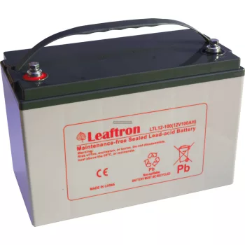 Zselés akkumulátor Leaftron LTL12-100 (12V 100Ah)