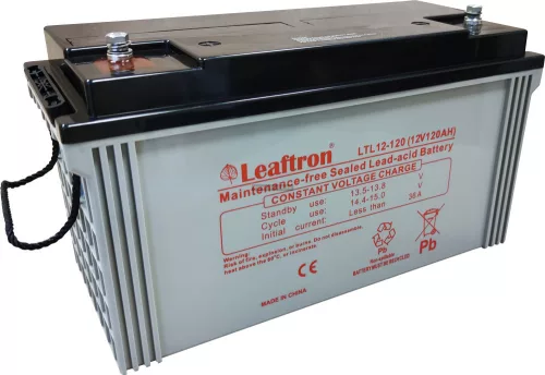 Zselés akkumulátor Leaftron LTL12-120 (12V 120Ah)