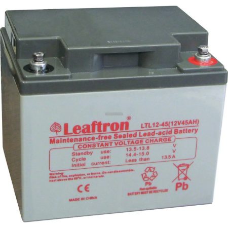 Leaftron Longlife zselés akkumulátor 12V 45Ah 