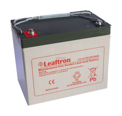 Leaftron Longlife 12V 75Ah zselés akkumulátor