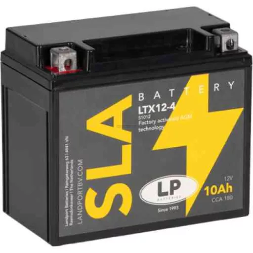 Landport SLA-LTX12-4 motorakkumulátor, 12V 10Ah, 180A