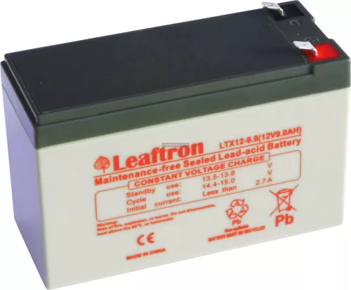 Zselés akkumulátor Leaftron LTX12-9 T2 (12V 9Ah)