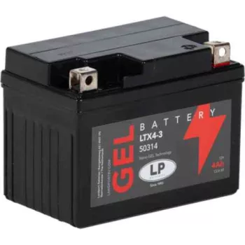 Landport GEL-LTX4-3 motorakkumulátor, 12V 4Ah, 60A