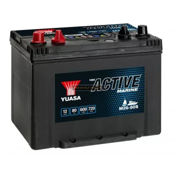 Yuasa munka akkumulátor 12V 80Ah bal+