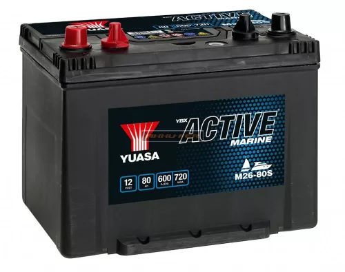 Yuasa munka akkumulátor 12V 80Ah bal+