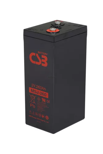 Zselés akkumulátor CSB MSJ260 (2V 262Ah)