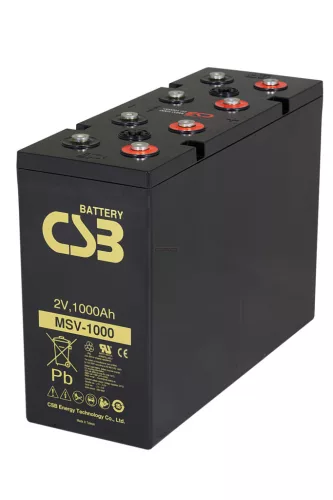 Zselés akkumulátor CSB MSV1000 (2V 1030Ah)