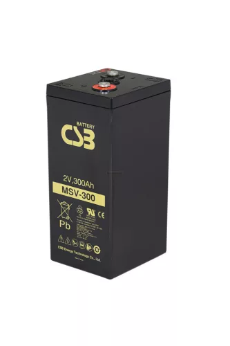 Zselés akkumulátor CSB MSV300 (2V 308Ah)