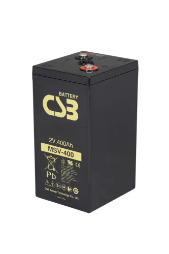 Zselés akkumulátor CSB MSV400 (2V 424Ah)