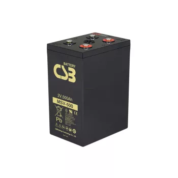 Zselés akkumulátor CSB MSV500 (2V 512Ah)