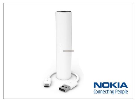 Nokia DC16 Powerbank Fehér csomagolás nélkül 2200mAh