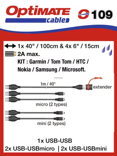 OptiMATE kiegészítő O-109 - USB-csatlakozó