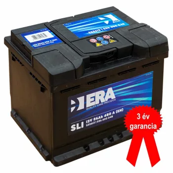 ERA autó akkumulátor 12V 56Ah/480A jobb+
