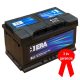 ERA SLI S58012 akkumulátor, 12V 80Ah 740A J+ EU, alacsony, 3 év garancia