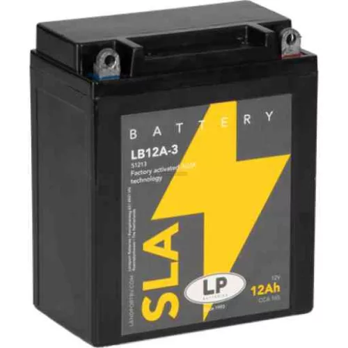 Landport SLA-LB12A-3 motorakkumulátor, 12V 12Ah, 165A