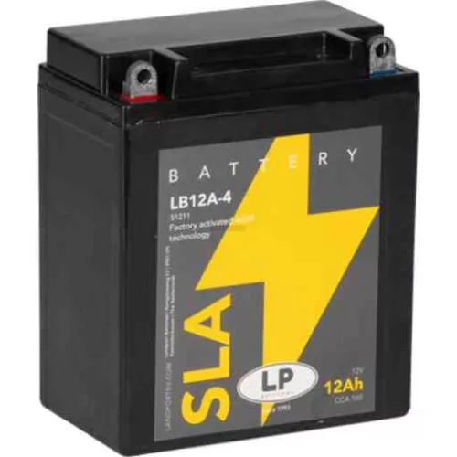 Landport SLA-LB12A-4 motorakkumulátor, 12V 12Ah, 165A