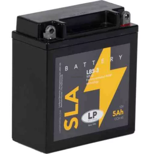 Landport SLA-LB5-3 motorakkumulátor, 12V 5Ah, 65A